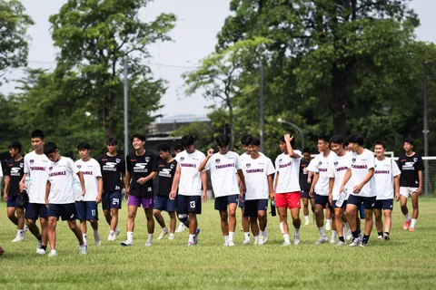 滝川第二×惠文高中足球教室活動側拍