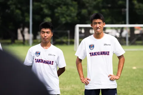 滝川第二×惠文高中足球教室活動側拍