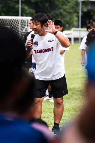 滝川第二×惠文高中足球教室活動側拍