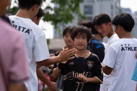 滝川第二×惠文高中足球教室活動側拍