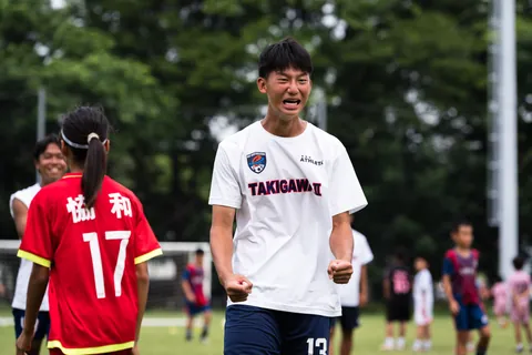 滝川第二×惠文高中足球教室活動側拍
