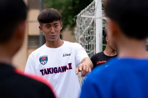 滝川第二×惠文高中足球教室活動側拍