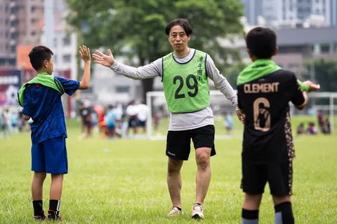 滝川第二×惠文高中足球教室活動側拍