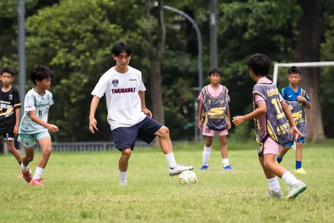 滝川第二×惠文高中足球教室活動側拍