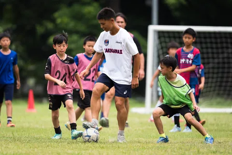 滝川第二×惠文高中足球教室活動側拍