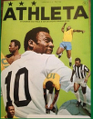 1975 年由貝利簽名的 ATHLETA 商品目錄封面