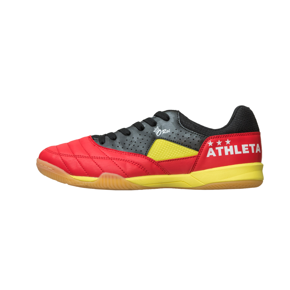 Black and red indoor soccer shoes Clearance